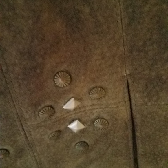 genuine leather suede vest women size M - Picture 7 of 8